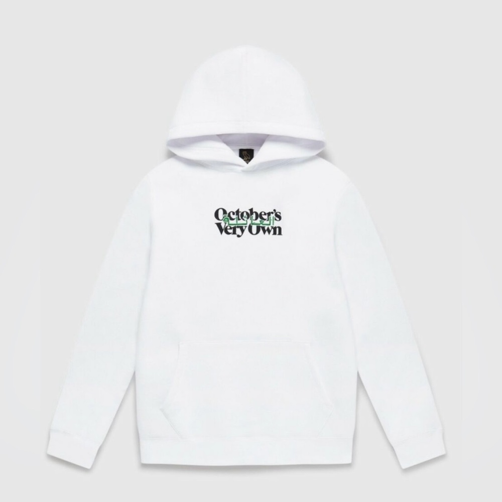 OVO Calligraphy Wordmark Hoodie White 100% AUTHENTIC men’s large